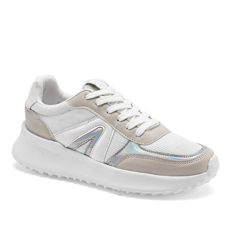 Moramora Tenis urbano para mujer blanco late pl... image number null