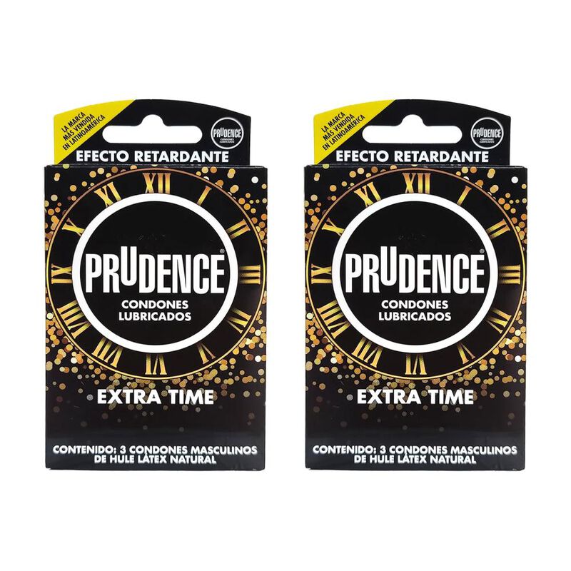 Condones Prudence Extra Time Pack 2 3pz C/u image number null