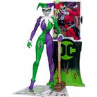 Figura Harley Quinn Jokerizada DC Multiverse Gold Label Articulada 18 cms