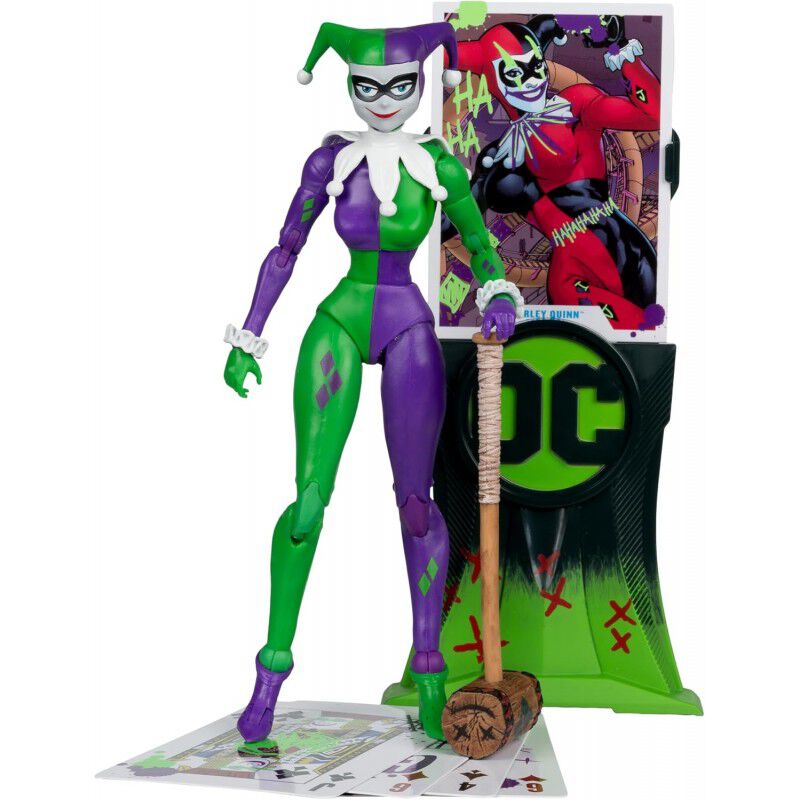 Figura Harley Quinn Jokerizada DC Multiverse Go... image number null