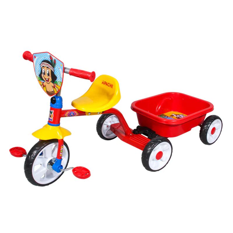 TRICICLO CON VAGON REMOVIBLE APACHE image number null
