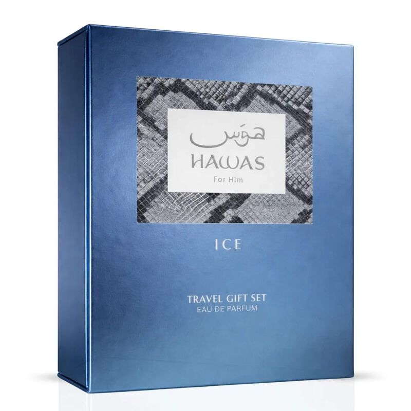 Perfume Rasasi Hawas Ice Hombre 108 Ml Set Viaj... image number null
