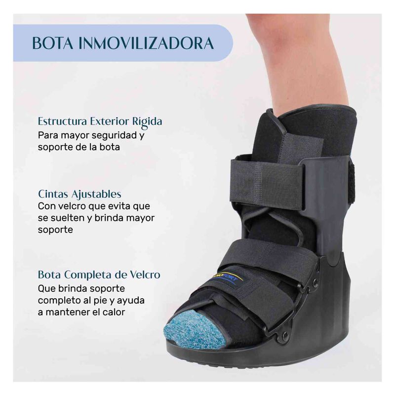 Bota Ortopedica Corta InM&oacute;vilizador Tobillo Fer... image number null