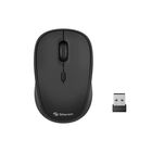 Steren Mini Mouse Inal&aacute;mbrico 800 / 1 200 / 1600 Dpi, Negro Com-5716ne