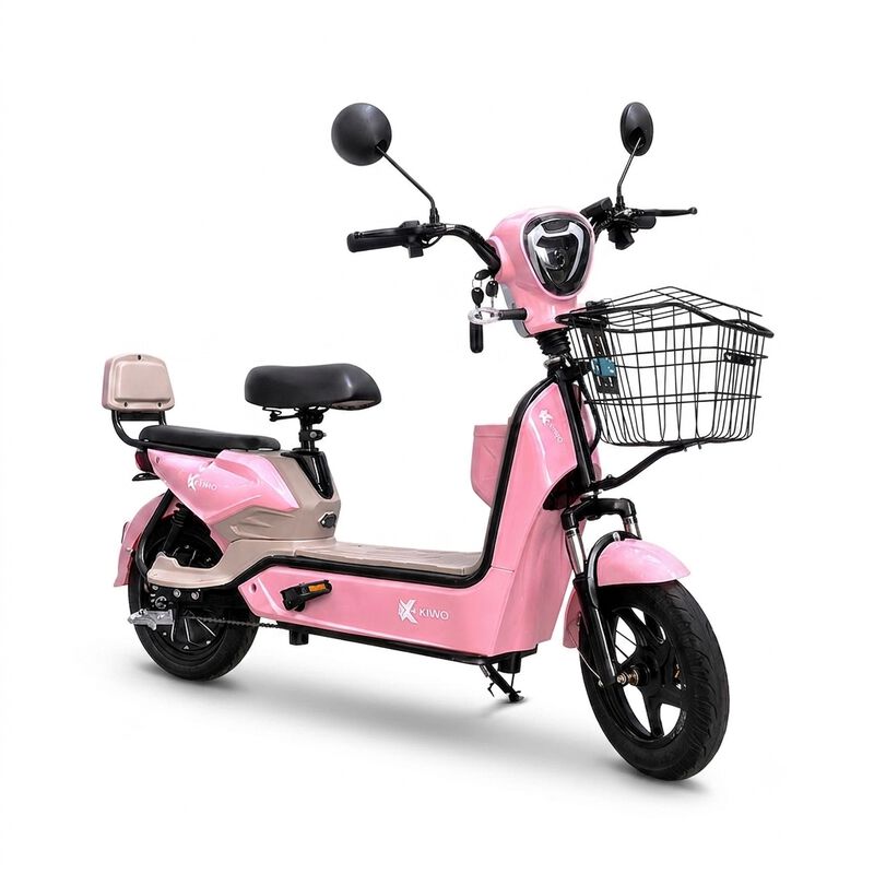 Bicicleta El&eacute;ctrica, Hikari, Color Rosa/beige image number null