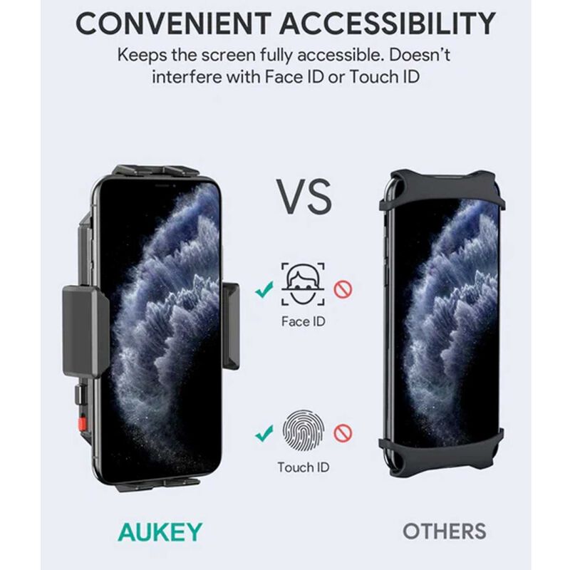 Soporte Aukey Para Bicicleta Y Moto Ajustable U... image number null