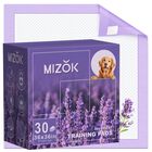 Alfombrillas Absorbentes Para Perros Mizok 91x91 cm Lavanda 30 Uds