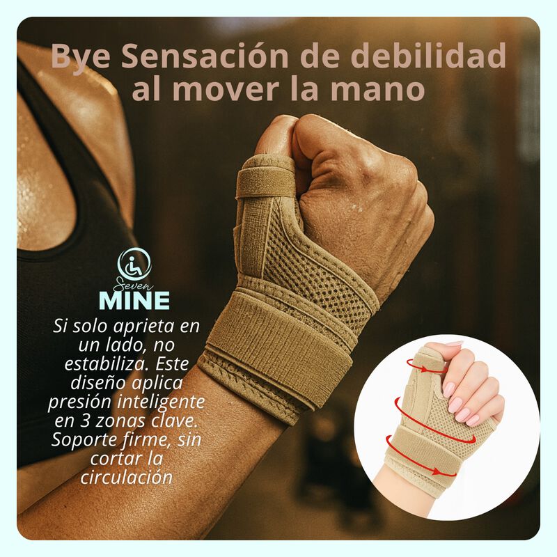 Mu&ntilde;equera Estabilizadora para Dedo Pulgar con D... image number null