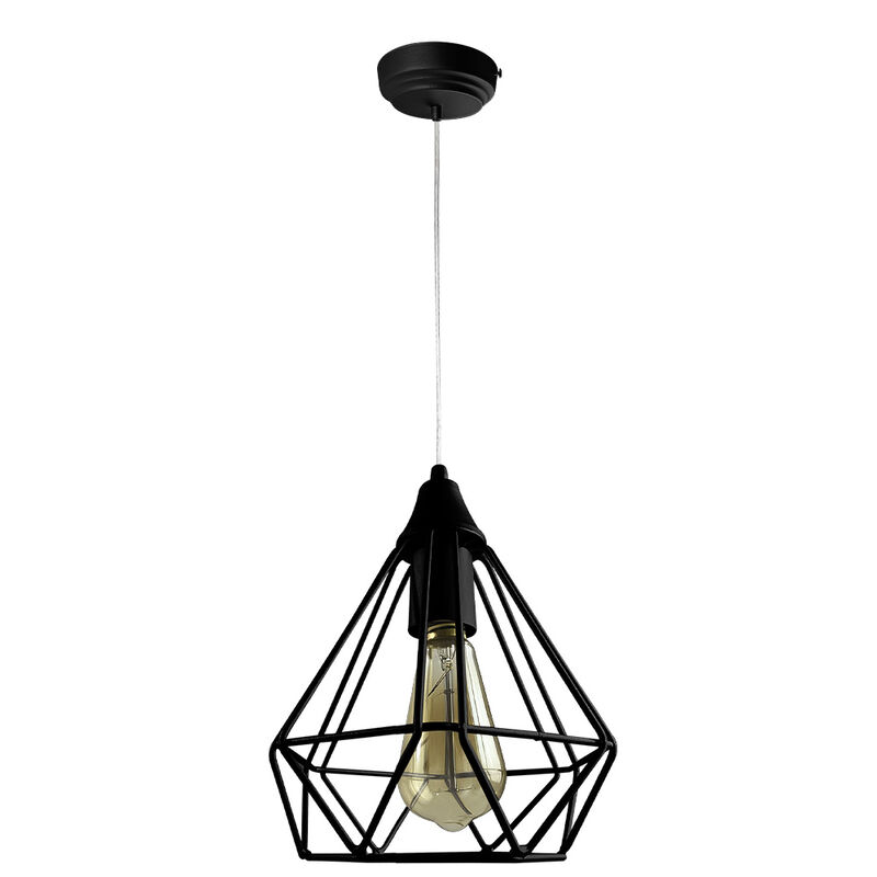 Lámpara Colgante Vintage Negra Mil Luces image number null