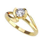Anillo de Compromiso de 14K con Diamante de Laboratorio 0.50 CT F VS1 Talla 10.5 ORO AMARILLO 14K&ndash; / FJ794-50-14Y-LG-105