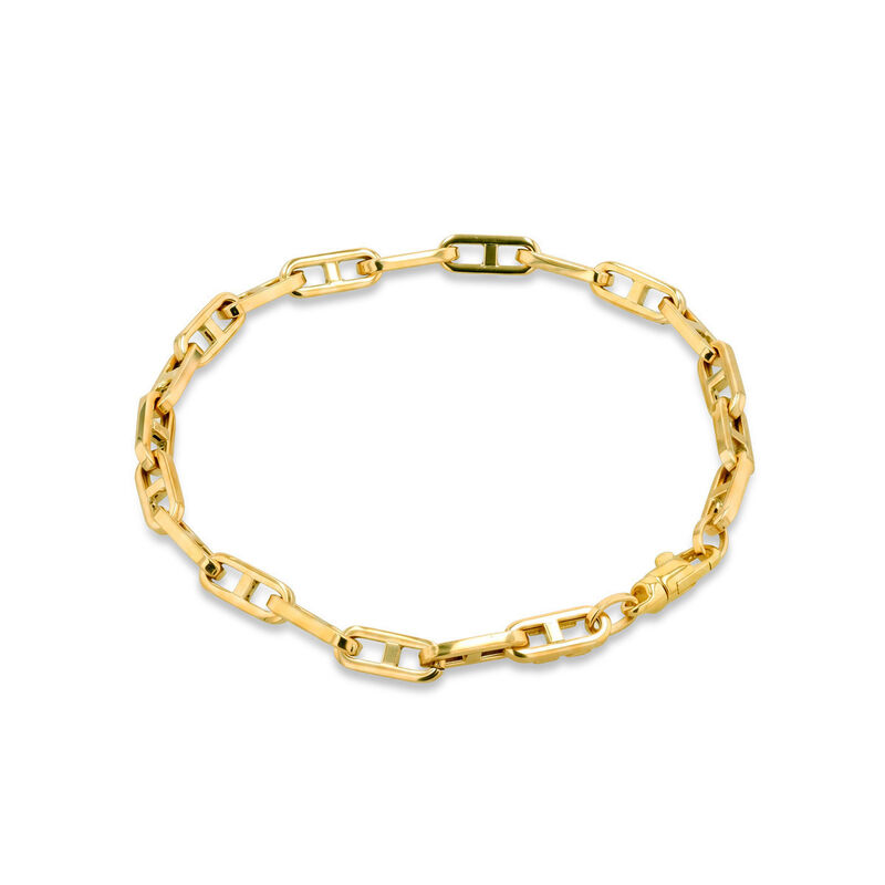 Pulsera De Oro Amarillo 10k (20cm Aprox) image number null