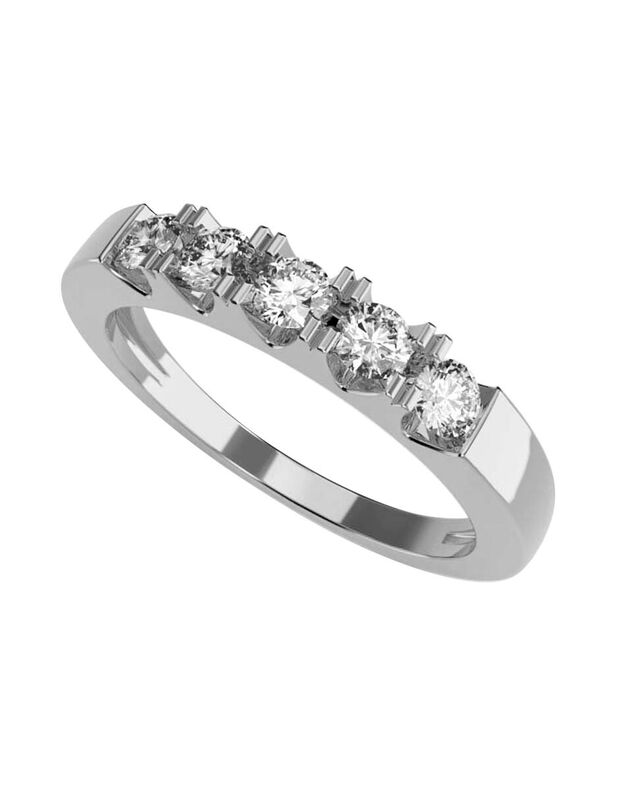 Anillo de Compromiso en Oro de 10K con Circonia... image number null