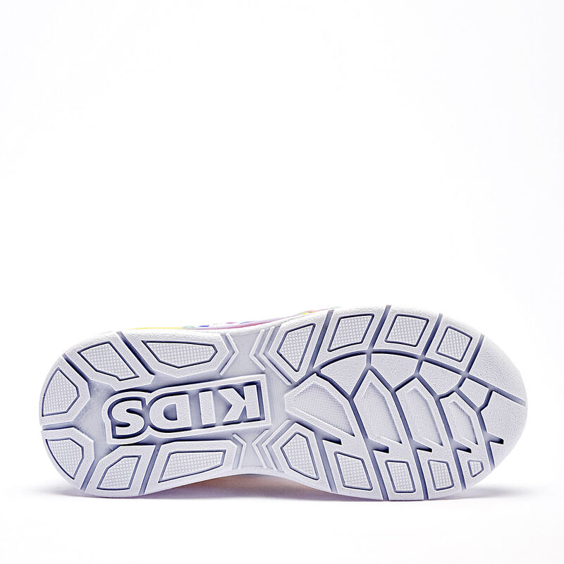 On Kids tenis con luces para ni&ntilde;a blanco plata ... image number null