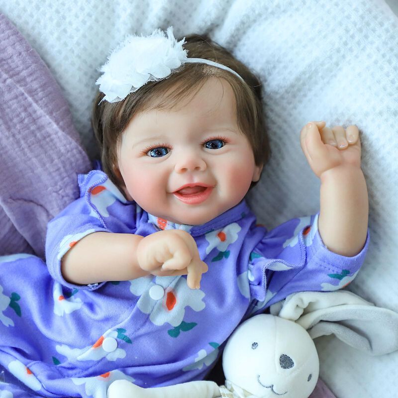 Mu&ntilde;eca Reborn Beb&eacute; Scom 51cm Reci&eacute;n Nacida Real... image number null