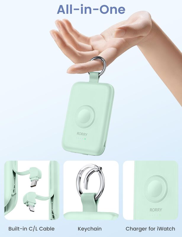 Cargador Port&aacute;til Power Bank Rorry 10000 Mah Pd... image number null