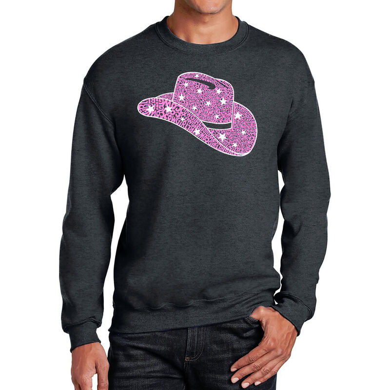 Sudadera De Cuello Redondo Word Art Para Hombre... image number null