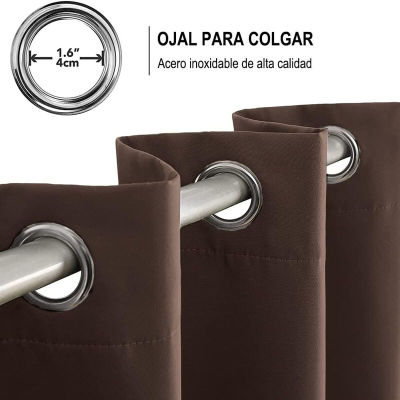 Cortinas Blackout para bloquear luz y ruido Cho... image number null