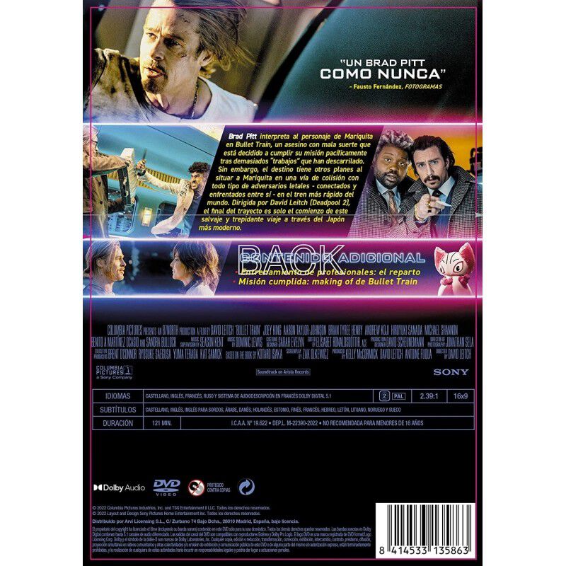 Bullet Train (dvd) image number null