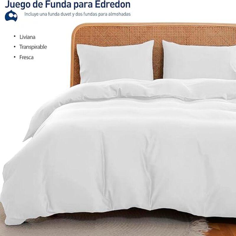 Juego de Funda Duvet para Edredon Matrimonial B... image number null