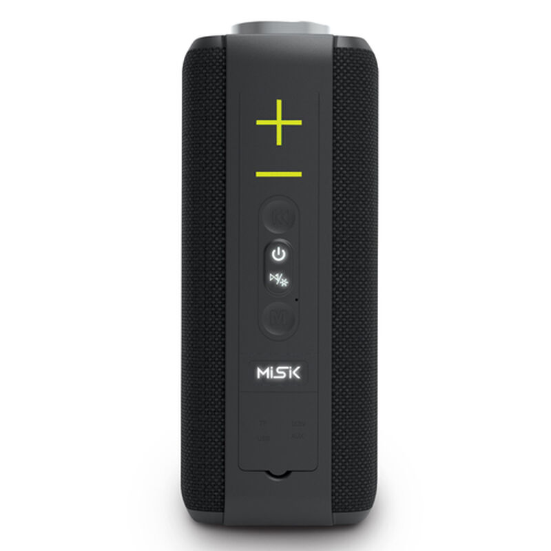 Misik Bocina Port&aacute;til Ms247 Negro Tws Con Luz L... image number null