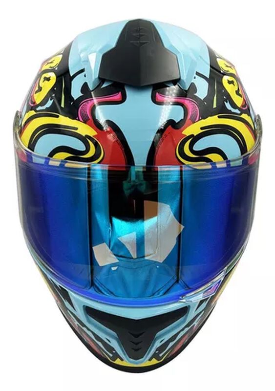 Casco Moto Integral Edge Frankie Graffiti Certi... image number null