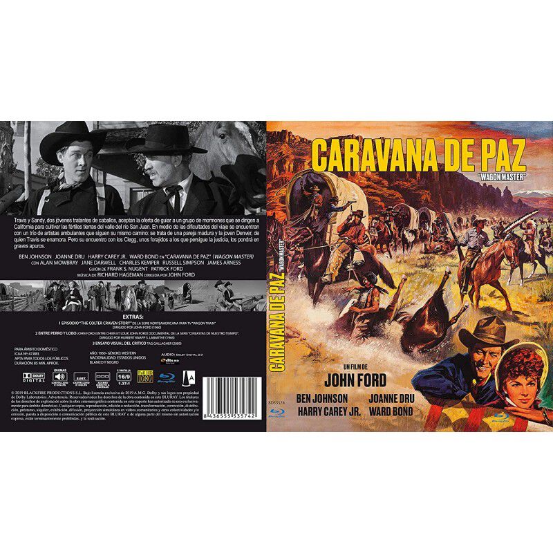 Caravana De Paz Bd 1950 Wagon Master [blu-ray] image number null