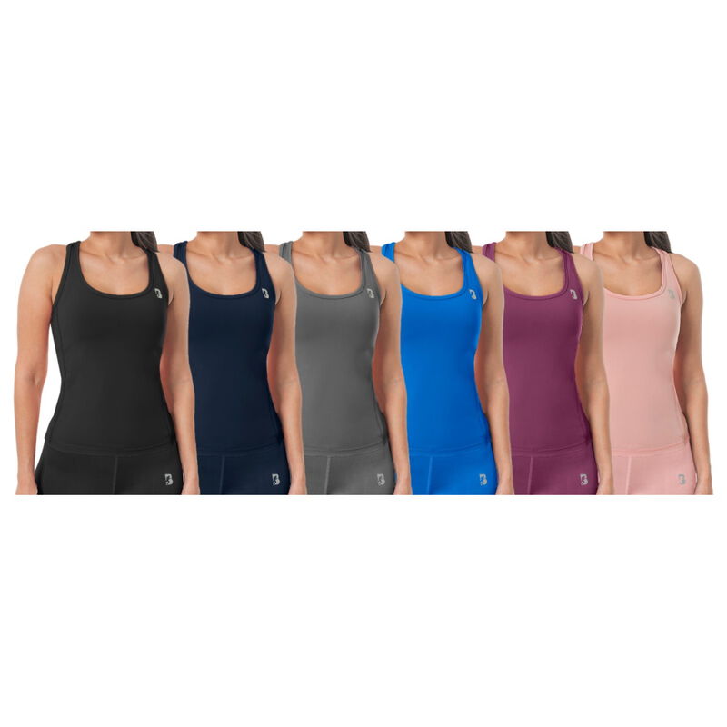 Tank Top Dry-fit Mujer Poli&eacute;ster Deportivo Blac... image number null