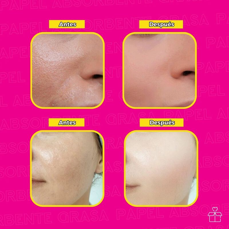 Papel T&eacute; Verde Absorbente De Grasa Facial Elimi... image number null