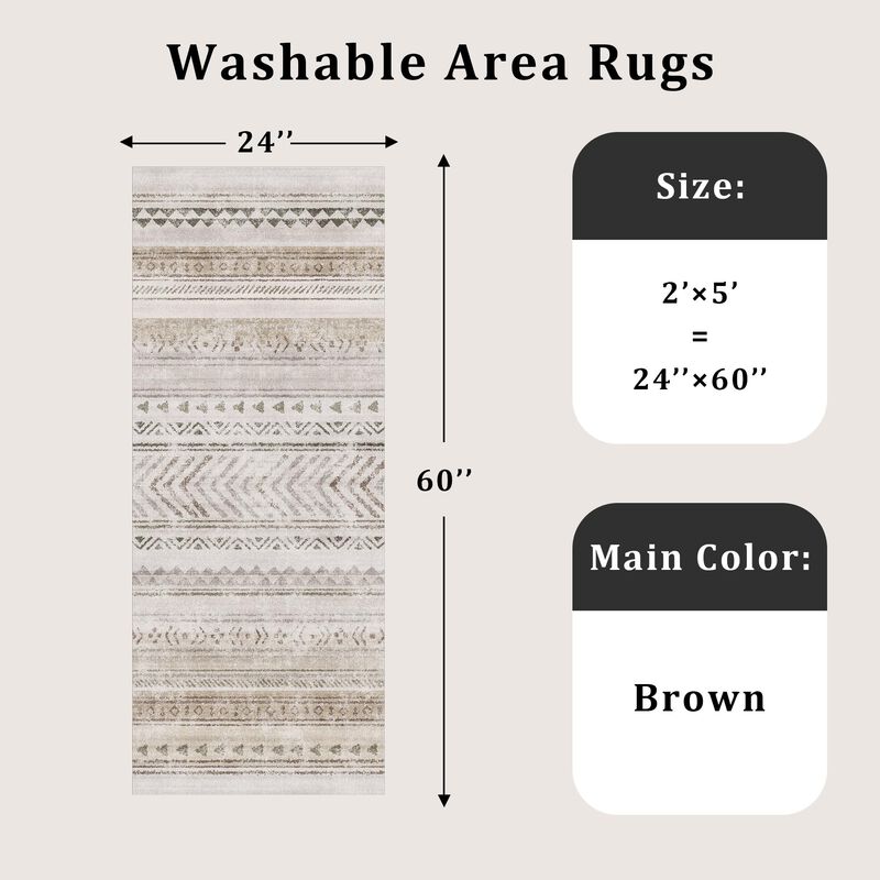 Alfombra Corredor Art&tuft 152 cm Lavable Antid... image number null