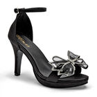Mimar zapatilla abierta para mujer negro cod 140616-E