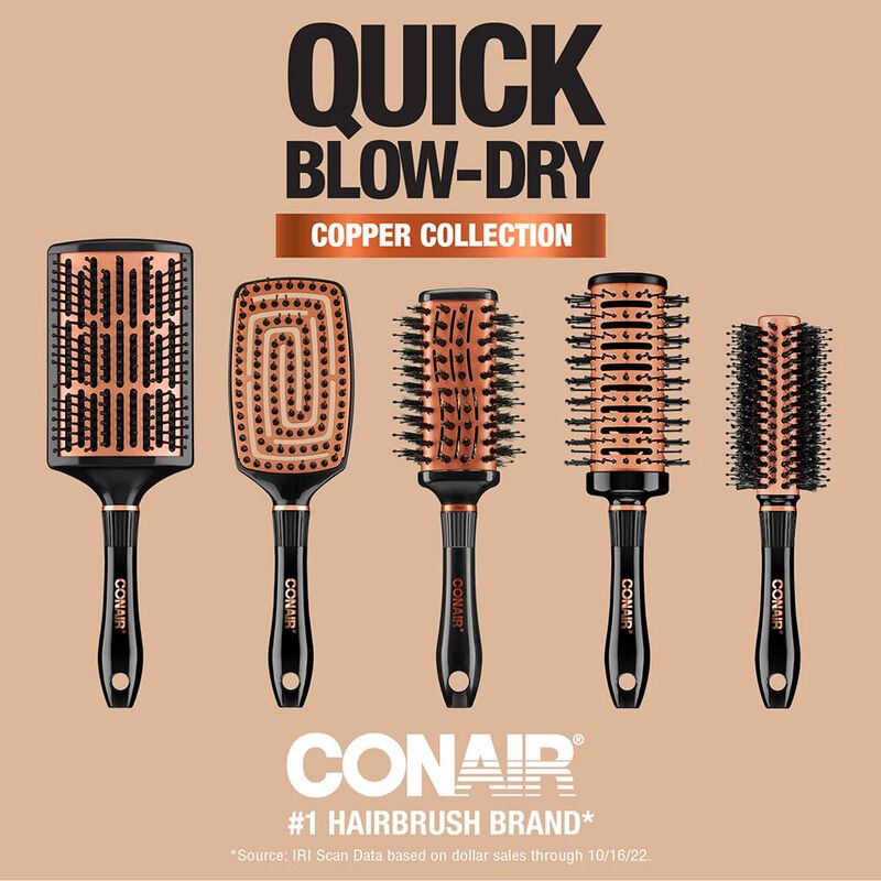 Cepillo De Pelo Conair Quick Blow-dry Copper Co... image number null