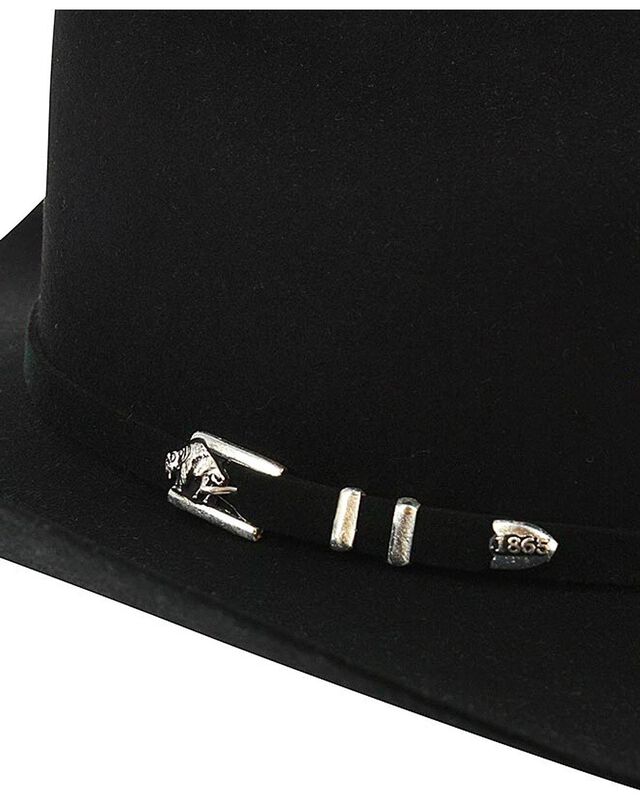 Sombrero Stetson Apache 4x Mezcla De Piel De B&uacute;... image number null