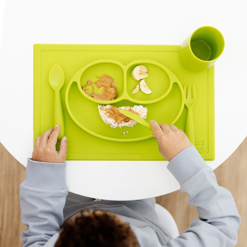 Ezpz Utensilios Happy Verde image number null