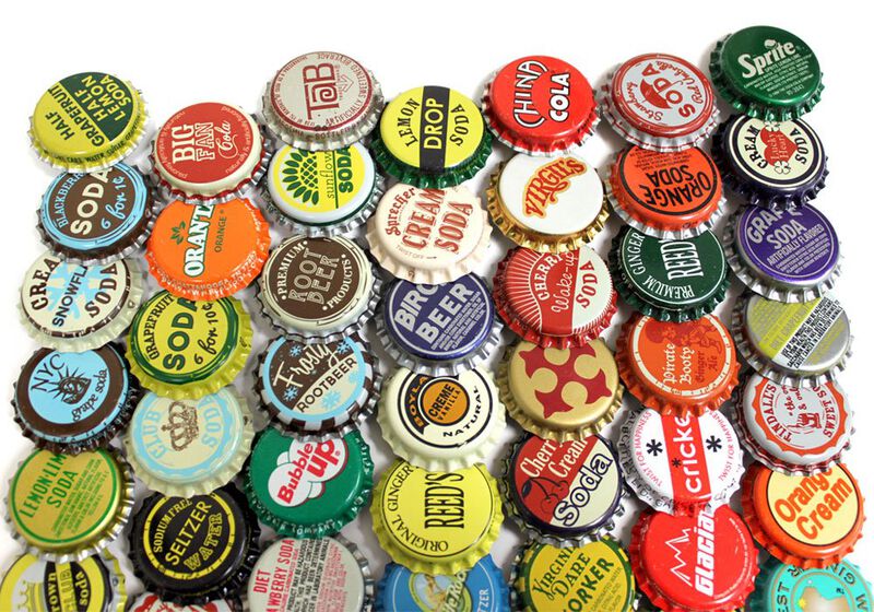 Tapones Para Botellas, Mezcla De Inspiraci&oacute;n Vi... image number null