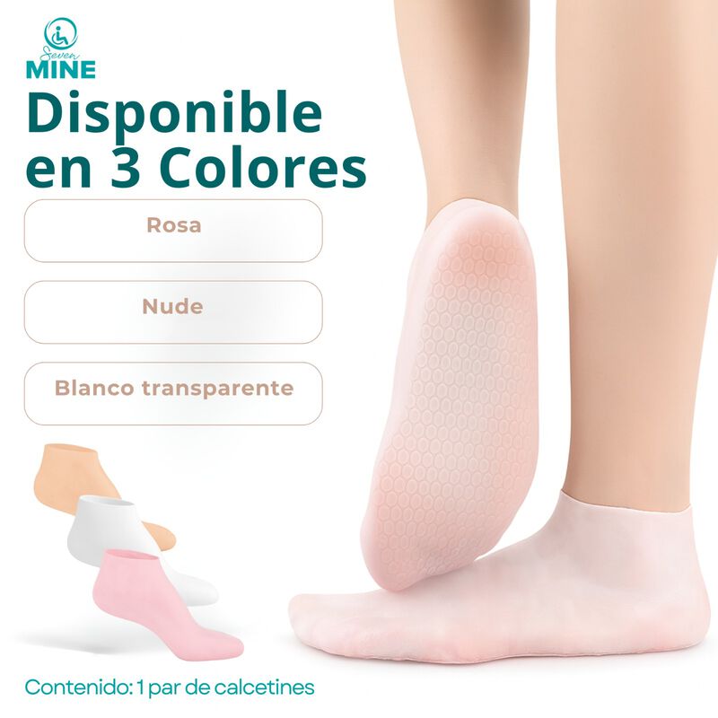 Calcetines Hidratantes con Gel Spa | Pies Suave... image number null
