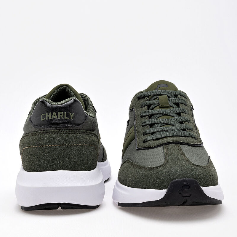 Charly Tenis urbano para hombre verde, importad... image number null