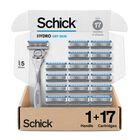 Razor Schick Hydro Dry Skin Con 1 Mango Y 17 Cartuchos