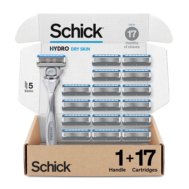 Razor Schick Hydro Dry Skin Con 1 Mango Y 17 Ca... image number null