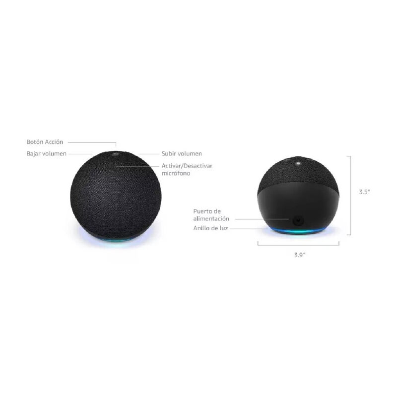 Echo Dot 5th Gen Amazon con asistente Alexa mul... image number null