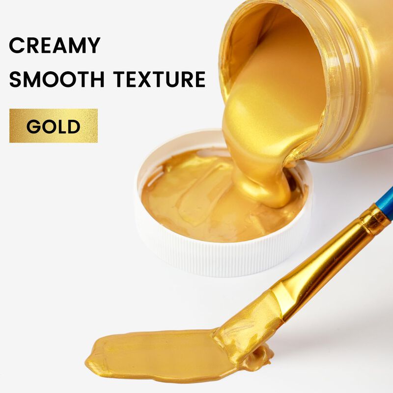 Pintura Acr&iacute;lica Artme Metallic Gold 100 Ml Par... image number null