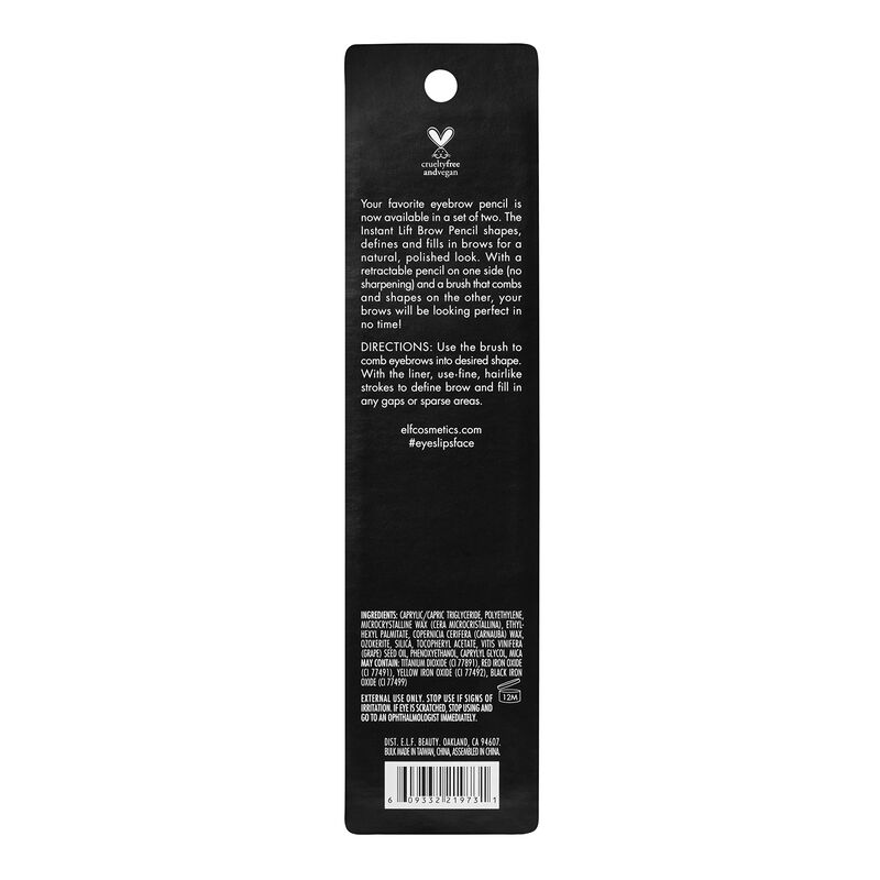 L&aacute;piz Para Cejas E.l.f. Cosmetics Instant Lift,... image number null