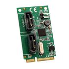 Tarjeta Controladora Mini Pcie A Sata Iii Syba Asm1061 De 2 Puertos