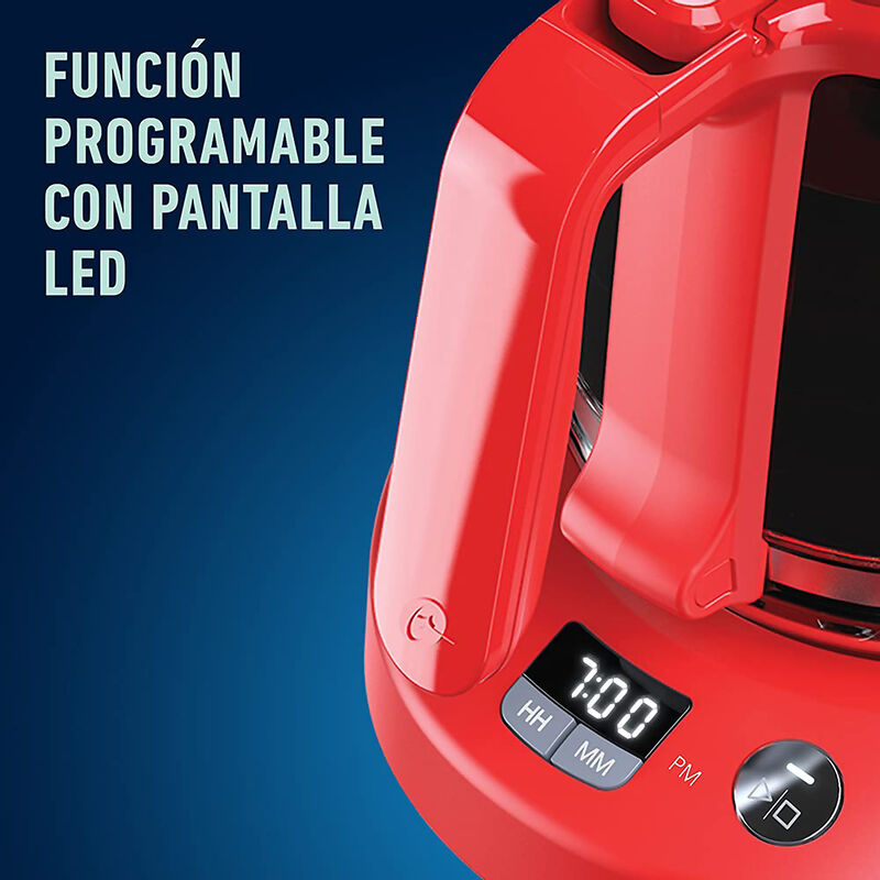 Cafetera Oster Programable 12 Tazas Roja image number null