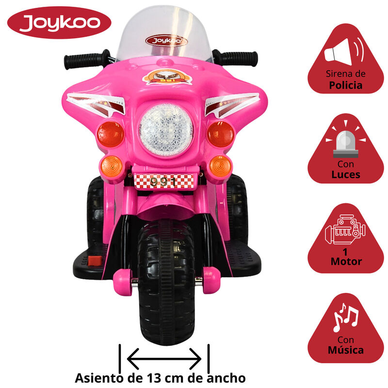 Moto Montable El&eacute;ctrica para Ni&ntilde;os Luces y Soni... image number null