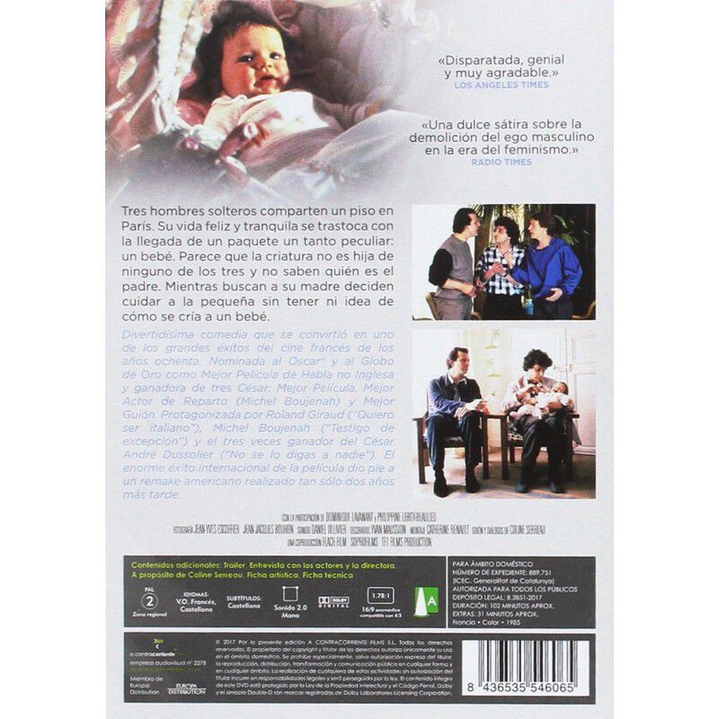 Tres Solteros Y Un Biberon [dvd.] image number null