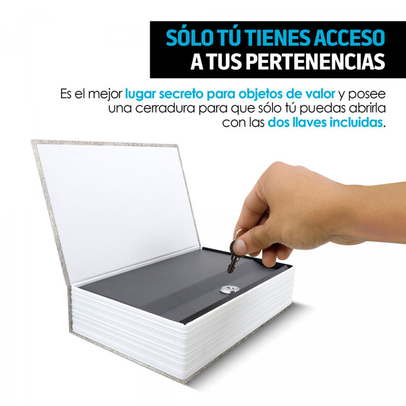 Caja Fuerte En Forma De Libro image number null