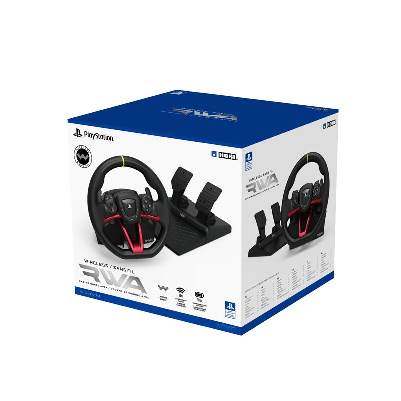 Volante De Carreras Inal&aacute;mbrico Hori Apex Para ... image number null