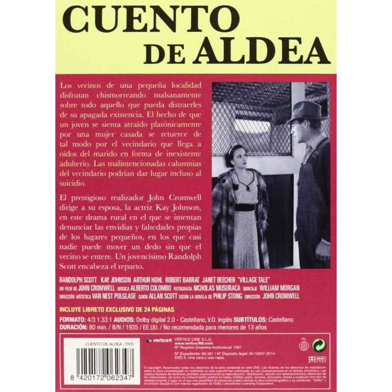 Filmoteca Rko: Cuento De Aldea (dvd) image number null