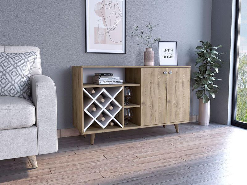 Bar Nantes  Macadamia Y Blanco Virtual Muebles image number null