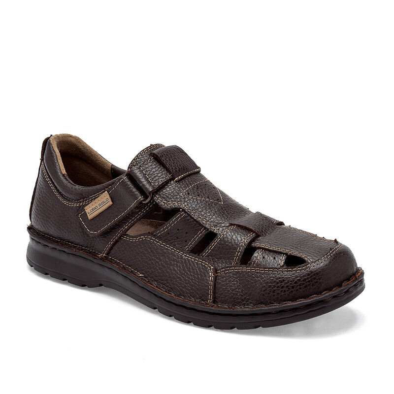 Lobo Solo Sandalia para hombre. Caf&eacute; image number null